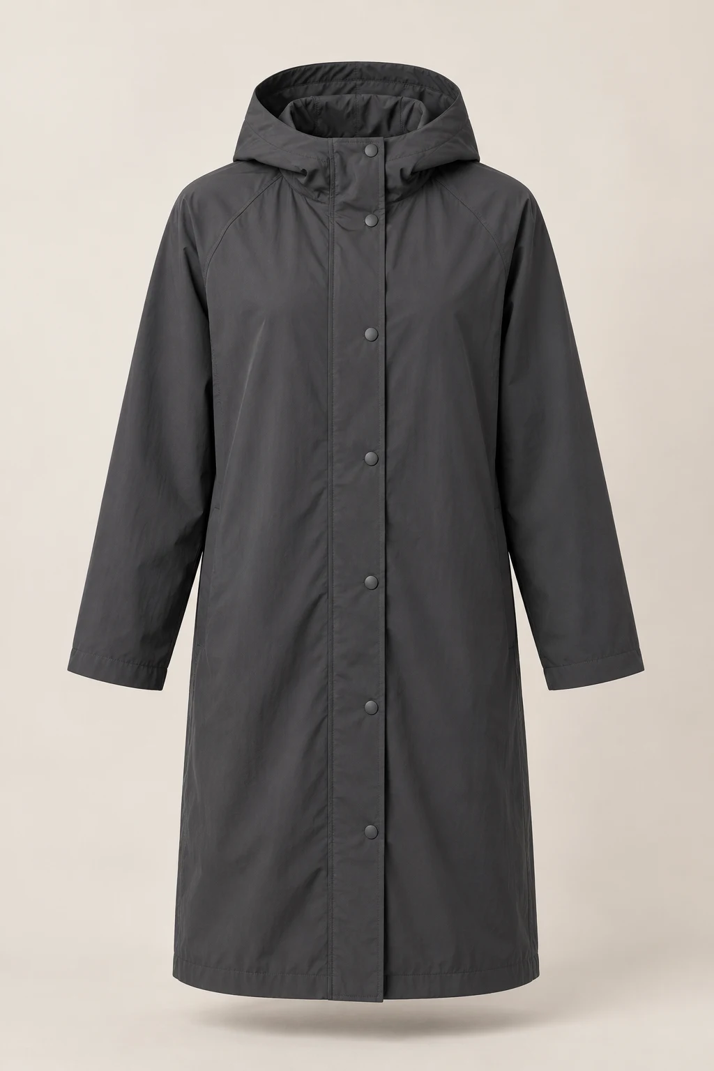 Fogbound Hooded Layer in Charcoal