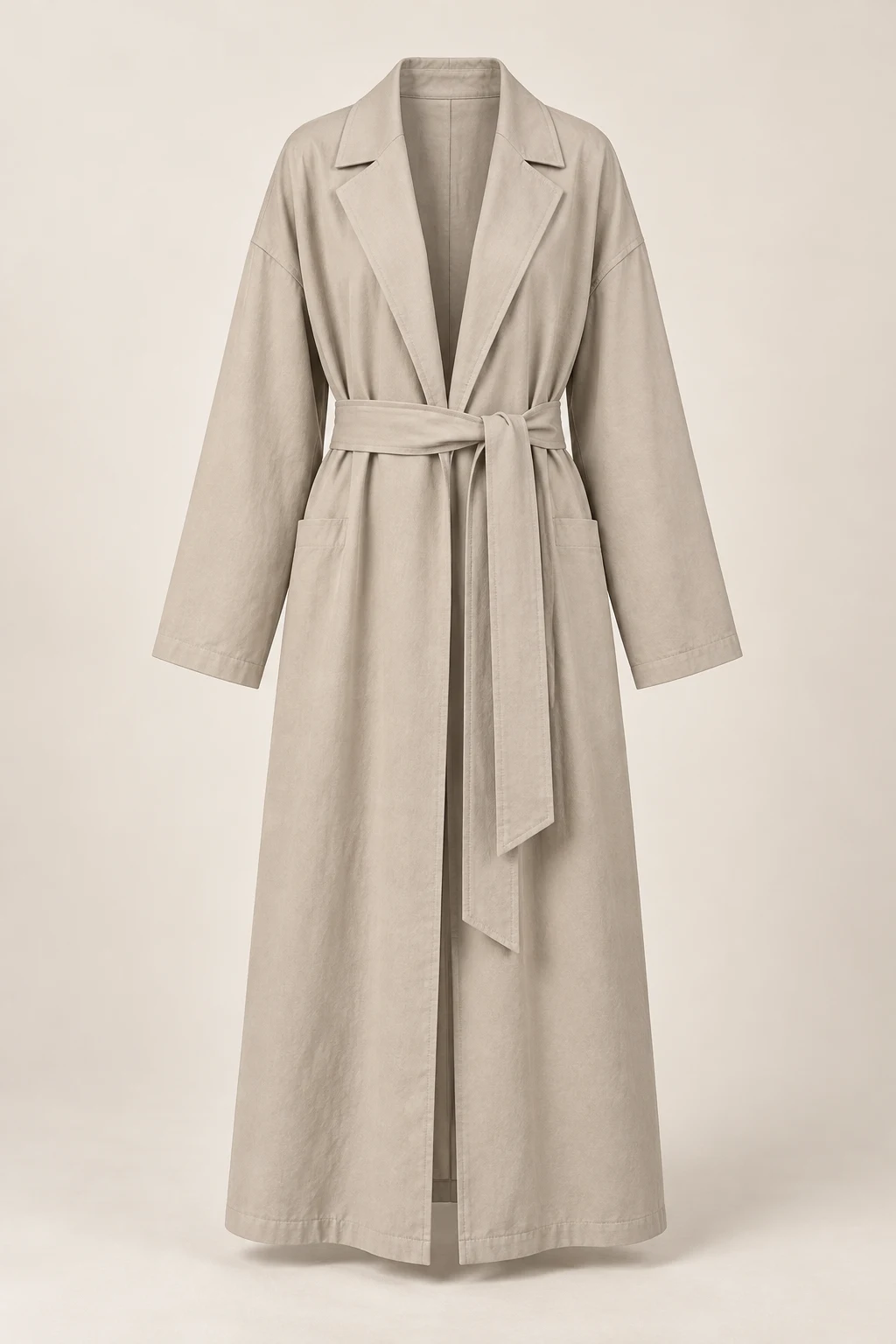 Mews Belted Duster in Stone