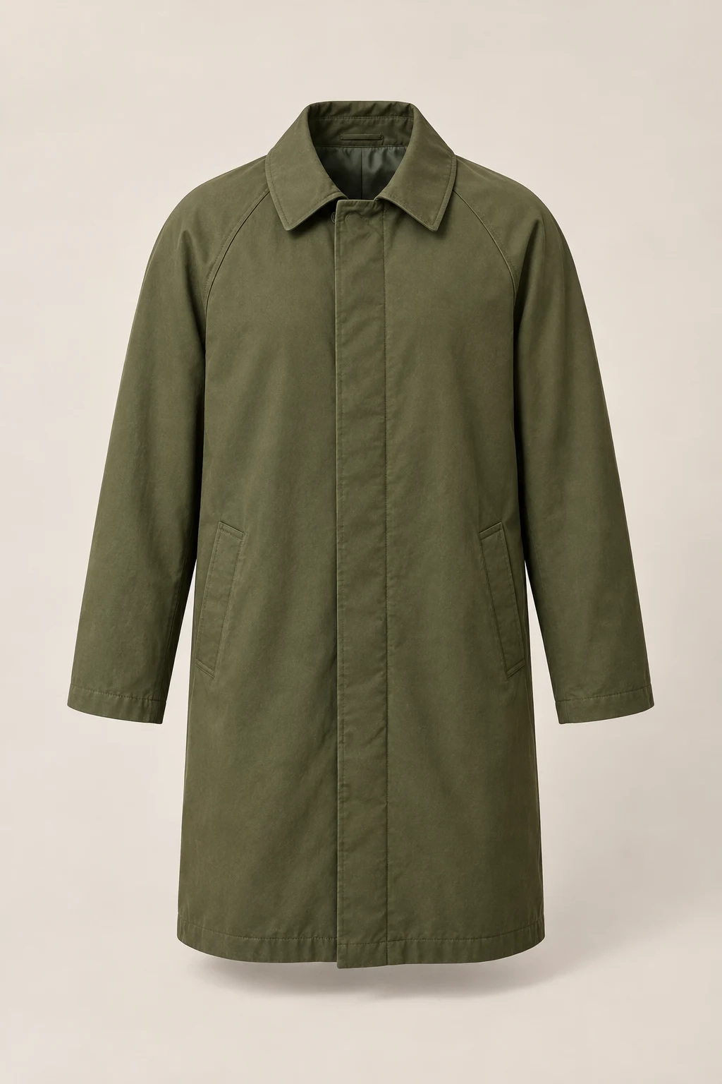 Westminster Raglan Coat in Olive