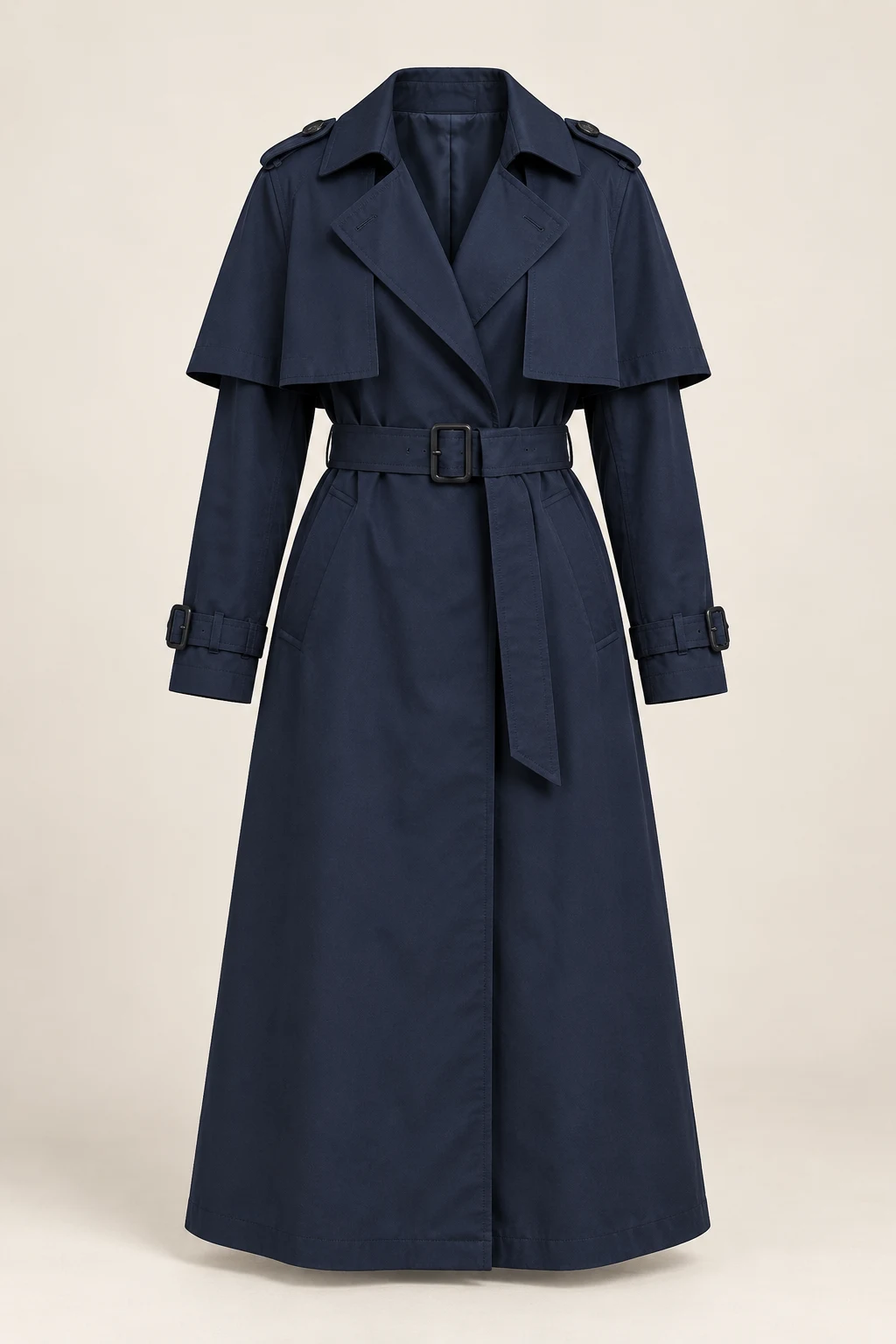 Regent Detachable-Cape Trench in Navy